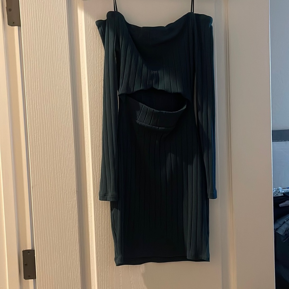 Dark Green Party Dress